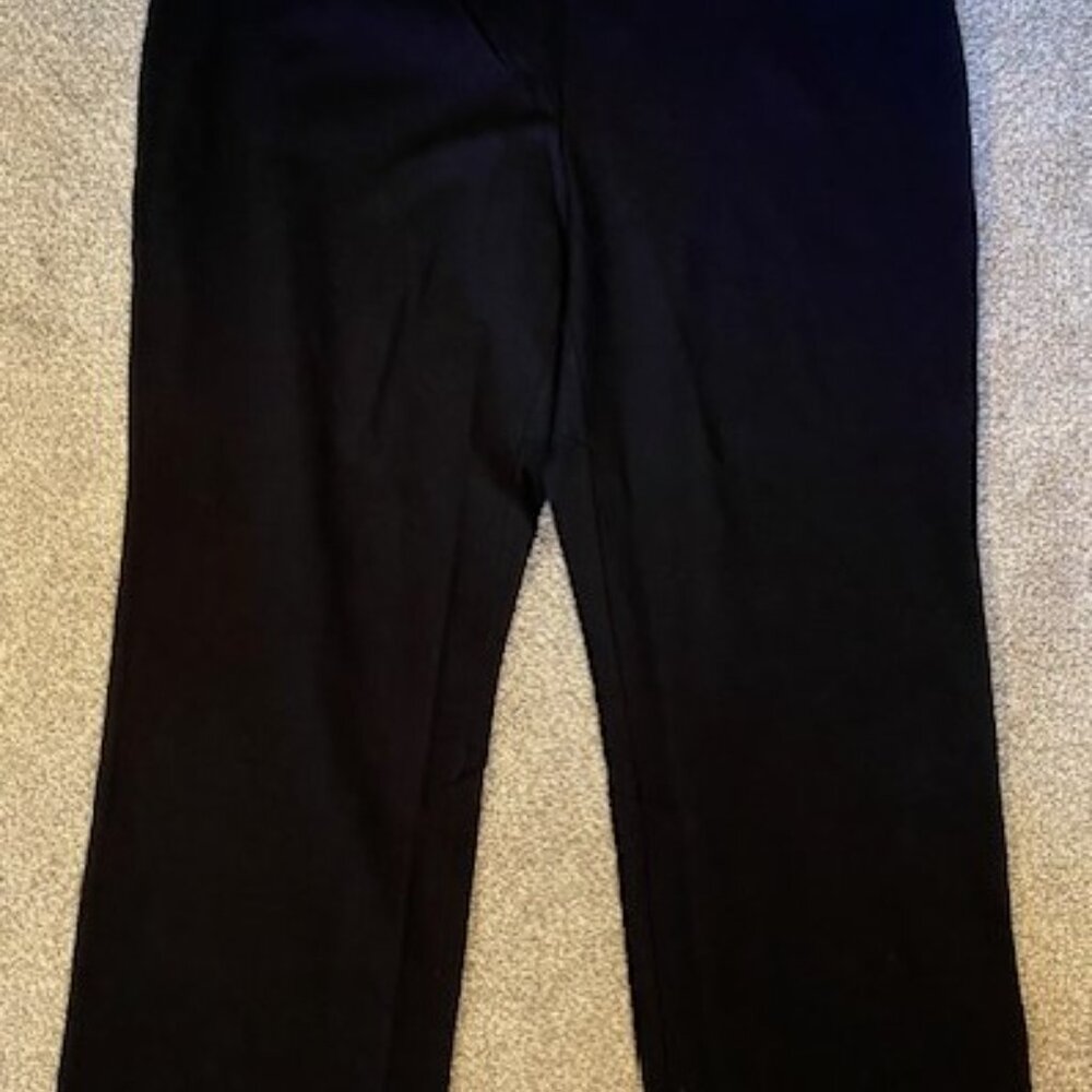 Lane Bryant Black Yoga leggings with Rainbow Logo Waistband - Picture 2 of 11